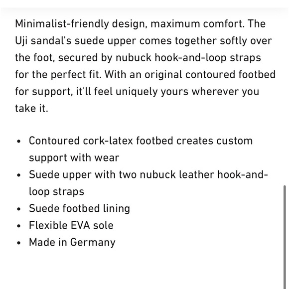 Birkenstock Uji Nubuck Suede Leather Sandals Size 8 NWT - Picture 4 of 16